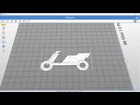 ▼ Importing GCODE files in XYZWare for Pro version 1_1_7_5