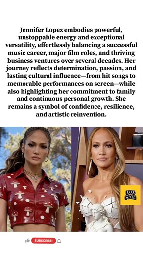 Jennifer Lopez: Unstoppable Icon of Music, Film & Business Power 💫🔥#JenniferLopez #JLo #MusicIcon