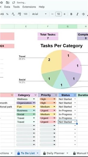 Plan Your Day with Clarity | To-Do List Spreadsheet
