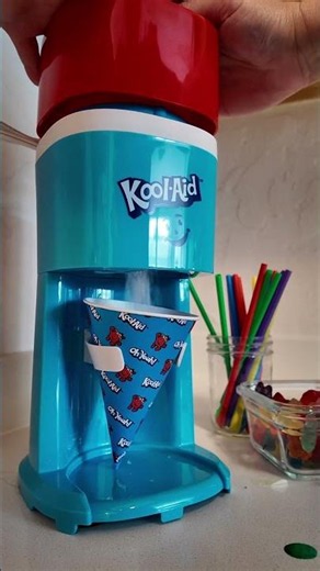 Trying the $20 snow cone machine at Walmart