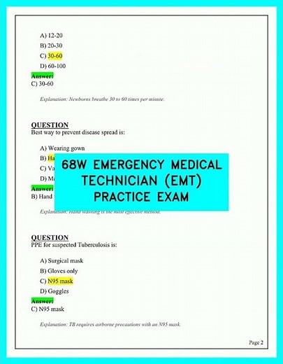 68W EMT Practice Exam: Will You Pass the Combat Medic NREMT Challenge?
