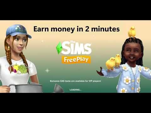 Sims FreePlay - Earn money in 2 minutes - How to gain simoleons with floors and walls
