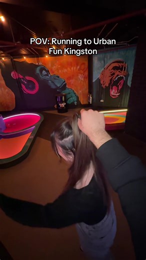 Sprinting as fast as we can 😮‍💨 #urbanfun #urbanfunkingston #trend #fyp #foryoupage