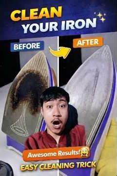 Easy Tricks to Clean Your Iron in Minutes!