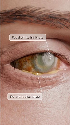 Bacterial Keratitis: Corneal Infection and Vision Risk in 3D