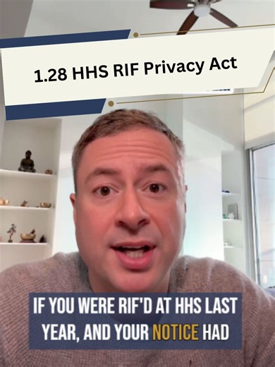 1.28 A judge just let laid-off HHS employees keep a Privacy Act case moving based on allegedly error-filled RIF records. The big takeaway: this isn’t automatically “job back” territory, but it can become real accountability and potential money damages if inaccurate personnel data was used in the RIF process. You’re not automatically in a class yet—class certification is the next fight. General information only, not legal advice; talk to a qualified attorney about your situation. Comment RIF OK o