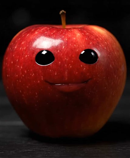 a fruit throwing up 🤢🍎 #asmr #ai #relax #fruit #fruits #cute #cutebaby #fyp #veo3