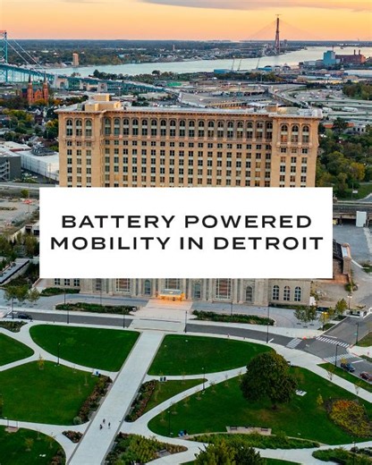 From the assembly line to a new era of sustainable mobility, Detroit continues to drive the world forward. Follow along with Michigan’s Chief Mobility Officer, Justine Johnson, as she explores all the different ways to travel around the city with battery-powered transportation. | Michigan Economic Development Corporation
