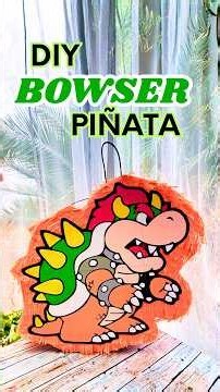 How to make a Bowser pinata quick and easy! #mariobros #bowser #diypinata #partyideas