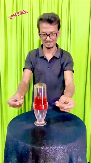 Glass and Juice Magic Tricks | Chainese magic tricks | Easy INDIAN magic tricks #magictrick ￼