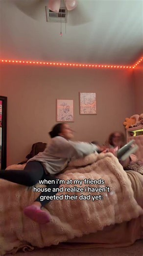 Greeting My Friend's Dad at Their House Visit