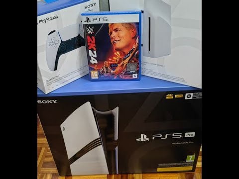 PS5 Pro with disc drive unboxing and setup!