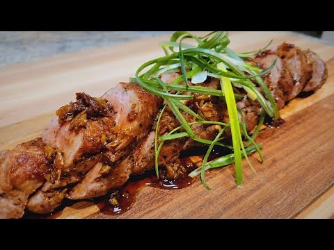 Honey Garlic Pork Tenderloin | Roasted Pork Tenderloin with Honey Soy Garlic Sauce
