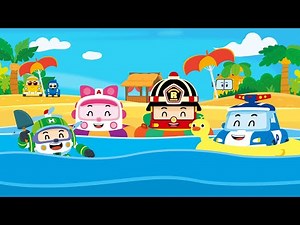 It’s Summer Song Time!🍉│POLI 1 Hour Playlist│Summer Opening Song│Robocar POLI - Nursery Rhymes