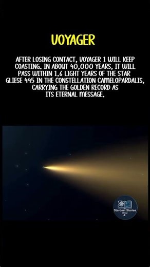 Voyager Passing Gliese 445 (40,000 Years) #starduststories #cosmicexploration #interstellarobject