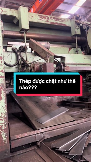 Máy chặt thép hiện đại #viral #xuhuong #thep #giacongcokhi