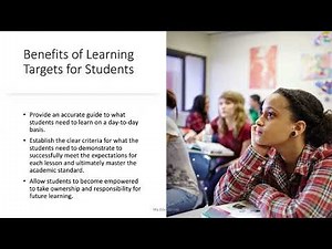 Creating Learning Targets Using Content Standards