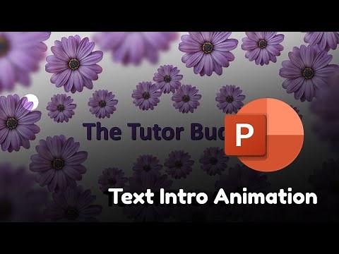 Power Point Text Intro Animation