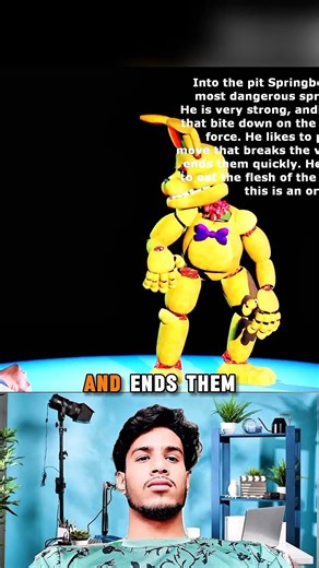 How into the pit Springbonnie ends you #animationvideo #fnaf #fivenightsatfreddys #sfm #shortvideos