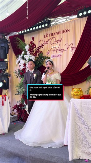 Không phải cô dâu nào cũng làm được !!! Người rơi nước mắt hạnh phúc lại là cô dâu@#viralvideo #CapCut #mcwedding #xuhuongtiktok