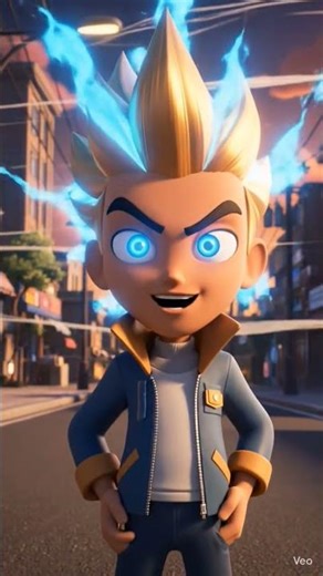 Attitude King Beyblade Boy 🔥 | Stylish Hair, Swag Walk & Epic Bike Entry 🏍️