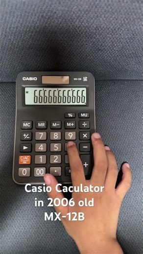 old casio in 2006 caculator mx-12b