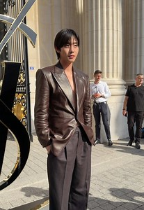 #ahnhyoseop #pfw #tiktokfashion #saintlaurent | Ahn Hyo-seop