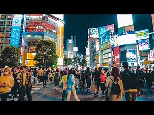 夜の渋谷スクランブル交差点を30分間うろうろ 4K 2023年4月28日（Shibuya crossing at night - Apr 28, 2023）