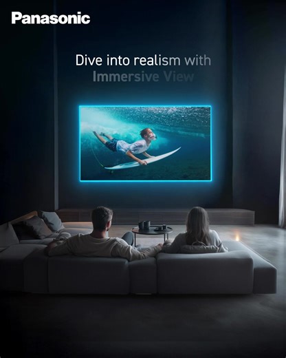 1.3M views · 868 reactions | From everyday living to extraordinary viewing, experience realism like never before. With Panasonic's immersive display technology, every frame pulls you in with sharper detail, deeper contrast, and true-to-life clarity. #PanasonicIndia #PanasonicTelevision #ImmersiveViewing | Panasonic India | Facebook