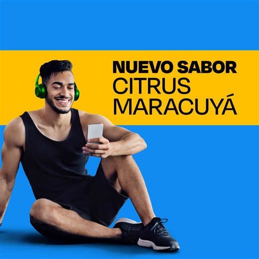 Haz una pausa, hidrátate con el nuevo Powerade Citrus Maracuyá 🟡 y reproduce la playlist que te recarga de energía. 🔋😋 Elige entre las predeterminadas o personaliza la tuya 🏋️‍♀️🏋️‍♀️ | Powerade