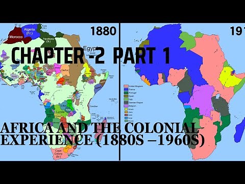 New Curriculum History Grade 12 Chapter 2 part 1 AFRICA AND THE COLONIAL EXPERIENCE in Amharic