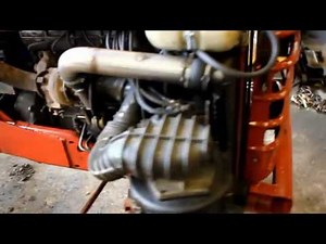 Ferrari engine in tractor!Absolutely watch.