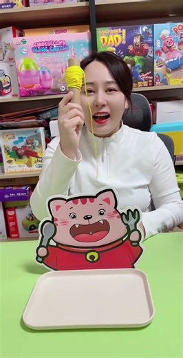 Children's animal eating noodle toy Animal eating noodle eating toy