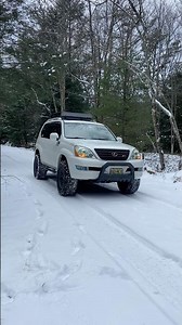 GX470 snow route 🌨️. #gx470 #v8 #lexus #offroad #winter