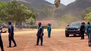 President Emmerson Mnangagwa's Arrival in Mutare with Presidential Motorcade