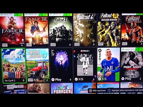 Complete catalog of games on Xbox Series S and Series X in Game Pass