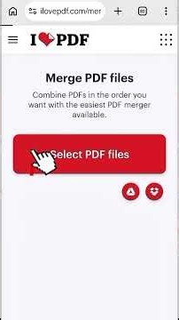 MERGE PDF FIles in Seconds (Free) #Shorts
