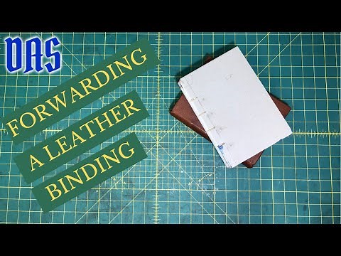 Forwarding a Leather Binding with Laced-On Boards Part 2 // Adventures in Bookbinding