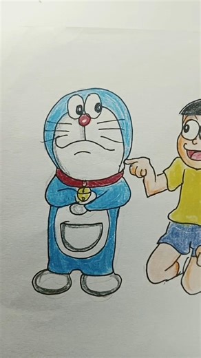 กดทุกอย่างเพื่อให้โดเรม่อนไปหา #วาดรูป #การ์ตูน #drawing #โดเรม่อน #basschannel