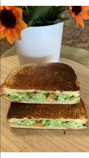 Homemade Healthy Veg Avocado Sandwich Recipe | Quick 5 Min Recipe
