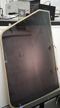 Black electrochromic smart glass testing (Mercedes-Benz G-Class)