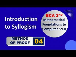 Introduction to syllogism | Rules of Inference | MDU BCA MFCS | BJ SCHOLARS