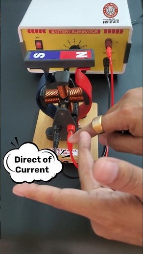 Fleming's left hand rule and DC motor #shorts #activity #physics #experiment