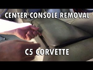 Removing The Center Console Of A C5 Corvette
