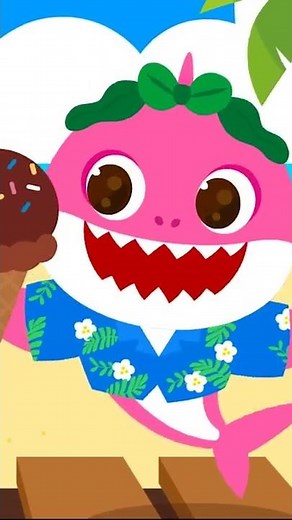 夏日的鯊魚寶寶 🌞🏝 | Baby Shark 碰碰狐 Pinkfong #shorts