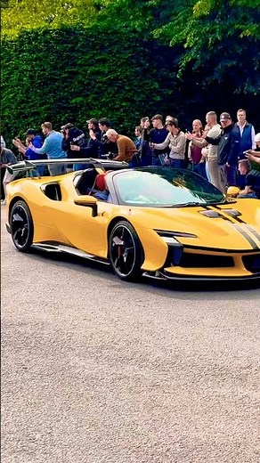 $1M FERRARI SF90 XX STRADALE DRIVING INTO GOODWOOD SUPERCAR MEET! #shorts #trending #cars #yt #viral