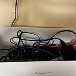 ChargeWorx Cable-Management Box Set, Cord Organizer, Cable Box to Hide Surge Protectors and Power Strips, Desk and Floor Cord Management, Home Office and TV Wire Concealer, White