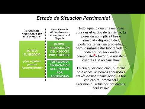 Balance General - Estado de Situación Patrimonial