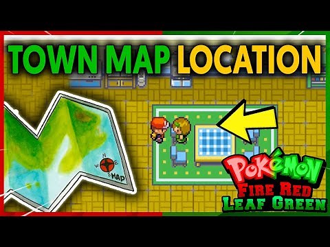 HOW TO GET THE TOWN MAP ON POKEMON FIRE RED AND LEAF GREEN