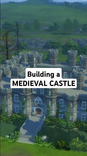 Manifesting the Sims Medieval with this Castle build 🏰👑
